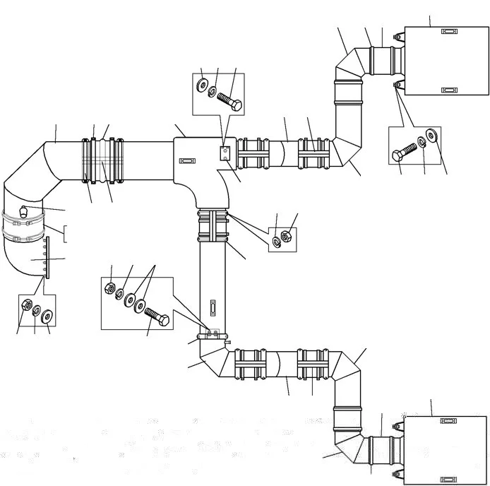 Схема Установка воздушных фильтров